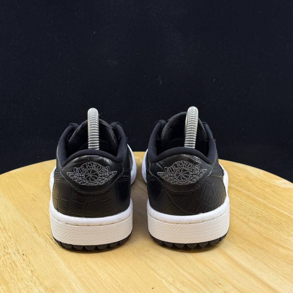 Nike Air Jordan 1 Low Golf Black Crocodile Shoes Men’s Size 4/ 5.5W DD9315-003 - Picture 5 of 9